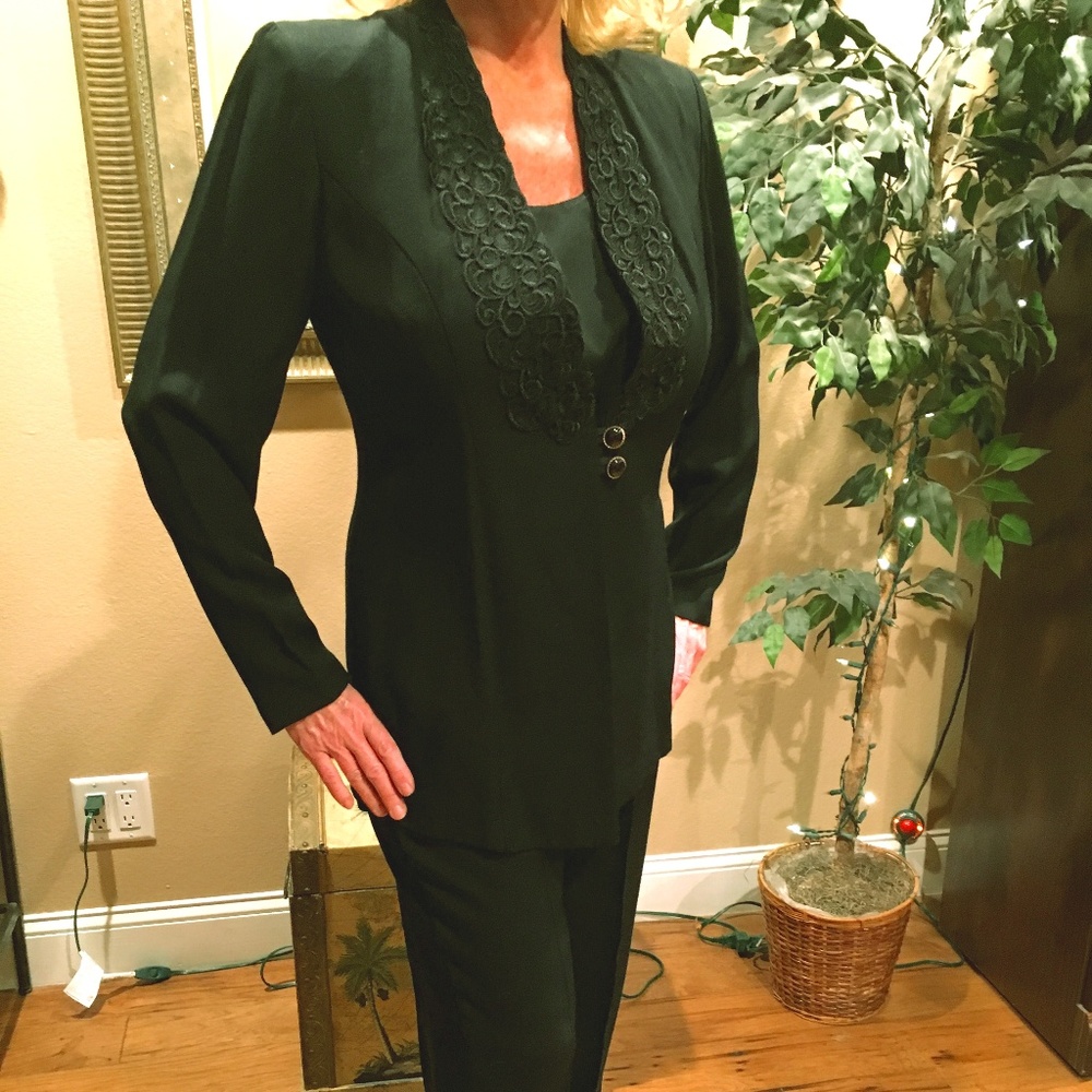 Ladies Black Pant Suit